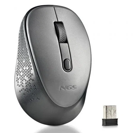 NGS Ratón Inalámbrico 800/1600 DPI Color Gris NGS Ratón Inalámbrico 800/1600 DPI Color Gris